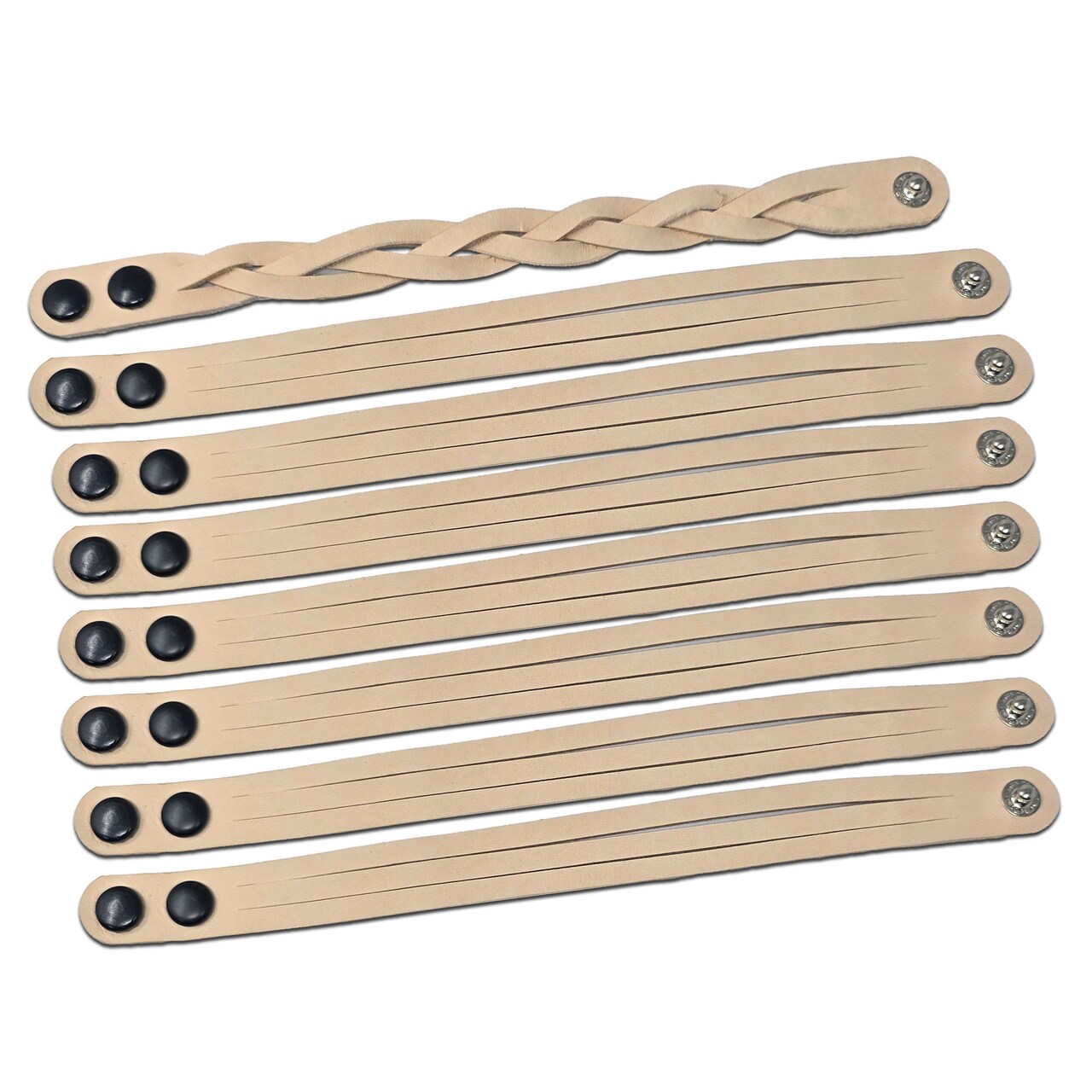 DIY Leather Bracelet Kit – Adjustable Mystery Braid for Beginners & Teens – Handmade Leather Jewelry Craft Kit